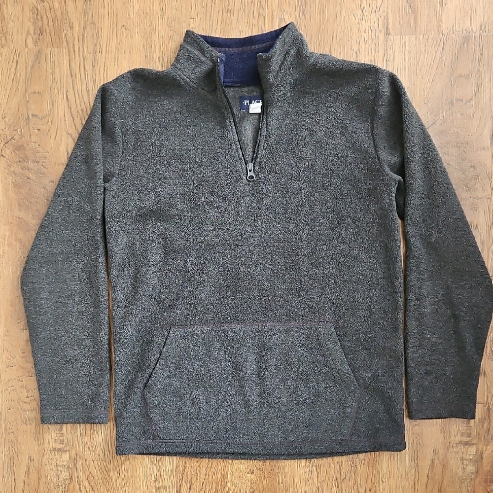 The Children's Place Charcoal Half-Zip Sweatshirt